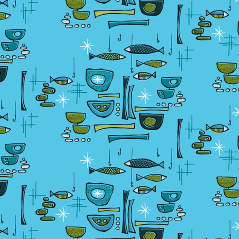 Bucket hat with fish on deals it