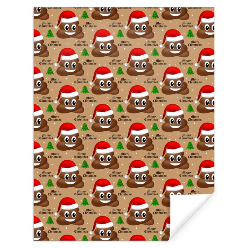 Poop Emoji Wrapping Paper Smiling Poop Emoji 2 Inch Round Button