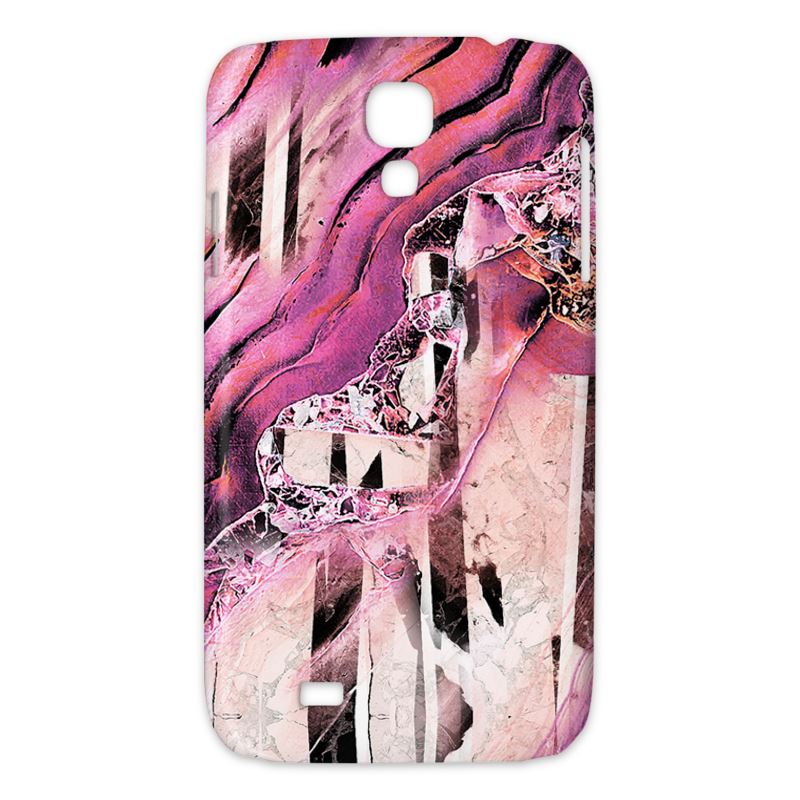 Bright pink geode stone texture