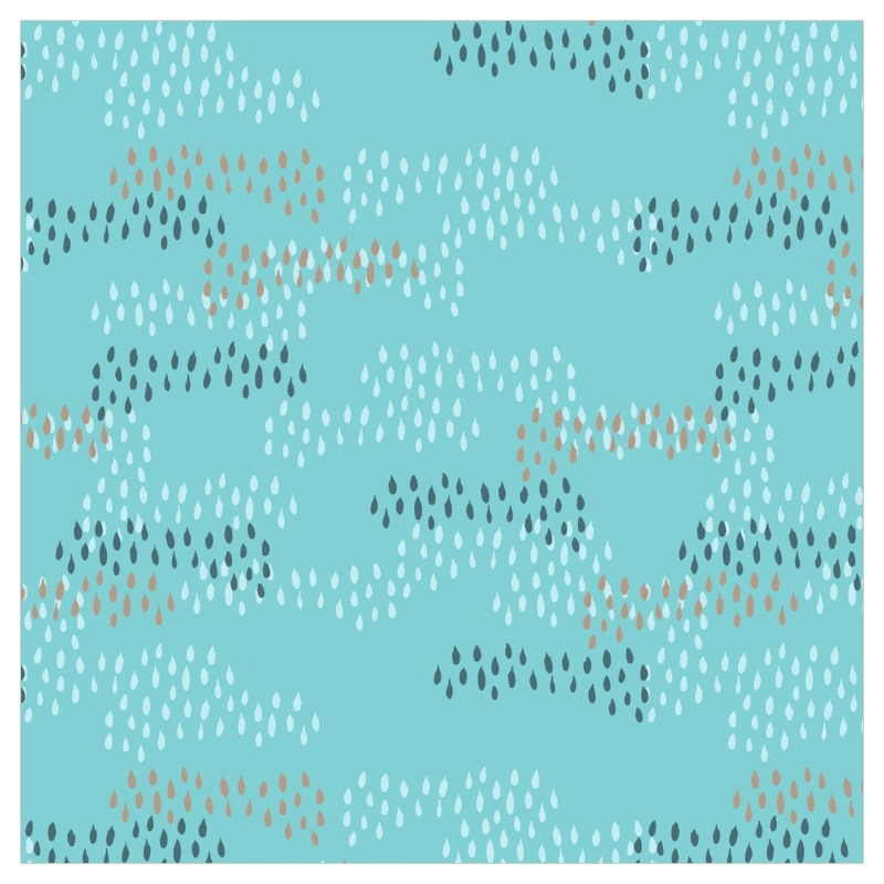 Pop Floral Tangerine Curtain Panels