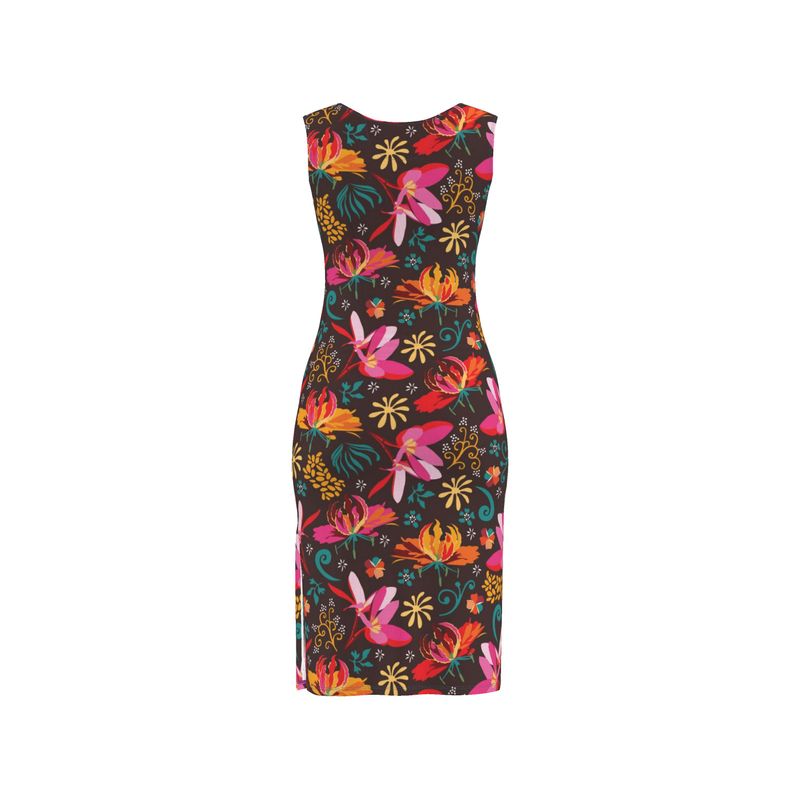 colorful bodycon dress D2153