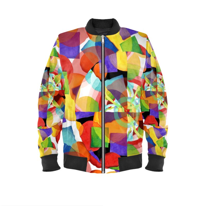 Psychedelic Rave Festival Bomber Jacket