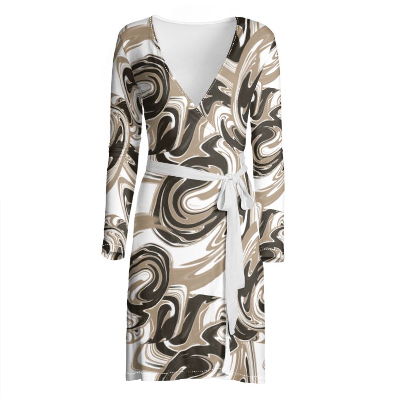 Brown Marble print dress Brown Marble print dress