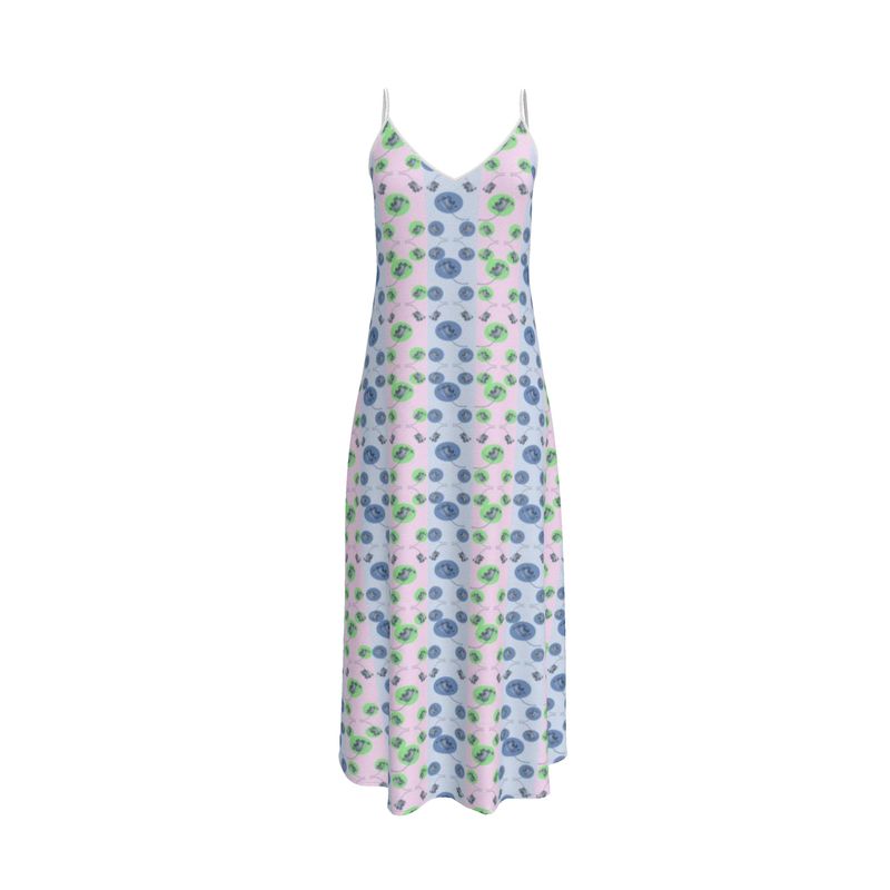 Bold 60s floral grunge slip dress