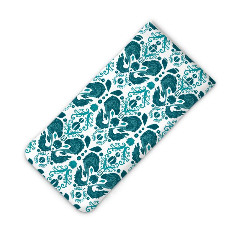 Fancy Fish Damask iPhone slip case pouch