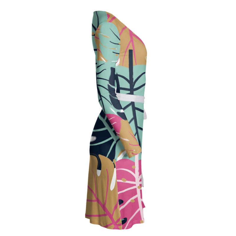 Wrap Dress, Emmeline Anne Autumn Leaves Wrap Dress, Emmeline Anne Autumn Leaves