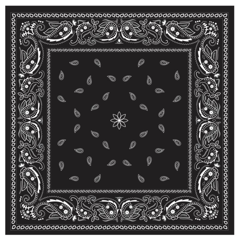 Black Bandana Bomber Jacket