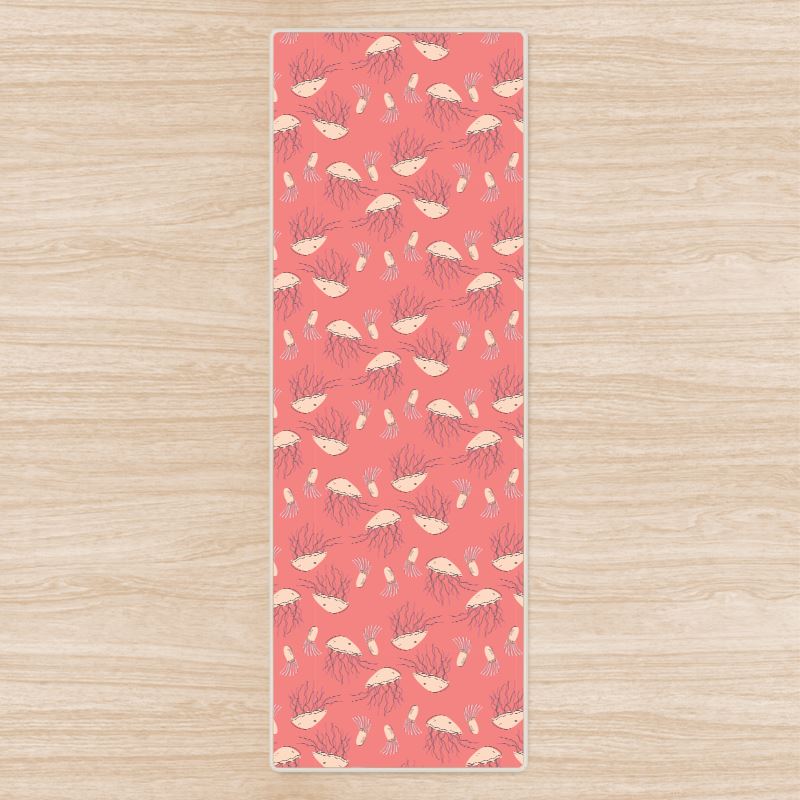 patterned yoga mat