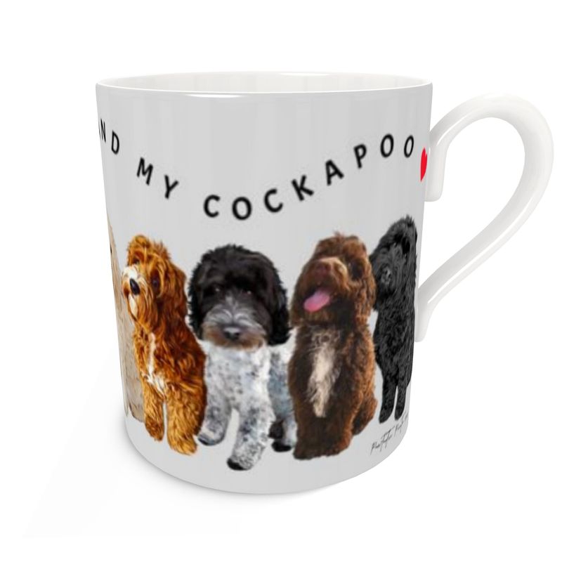 COCKAPOO BONE CHINA MUG LARGE SIZE