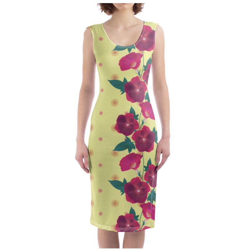 h&m bodycon dress red MARQUEE Hot Pink Bodycon Off-Shoulder Dress main image 0