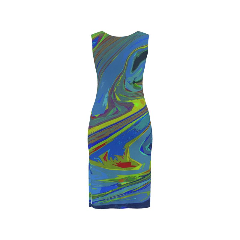 diesel bodycon dress Women's Short bodycon dress with graphic prints | Black