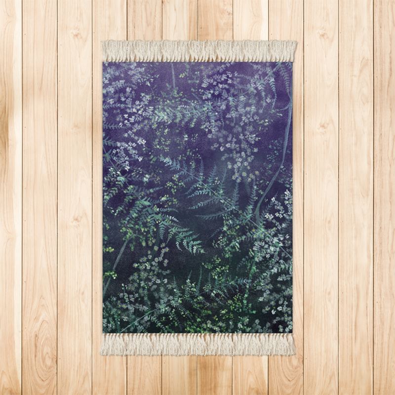 Soft Grass And Leafs Texture Purple Dark Green Soft Grass And Leafs Texture Purple Dark Green