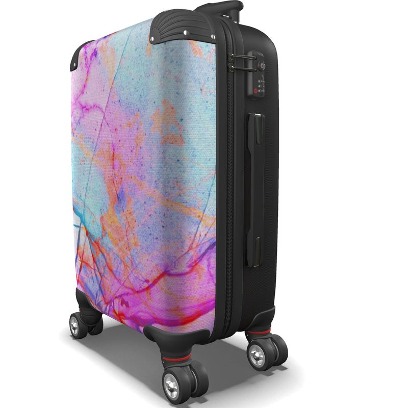 custom marble suitcase