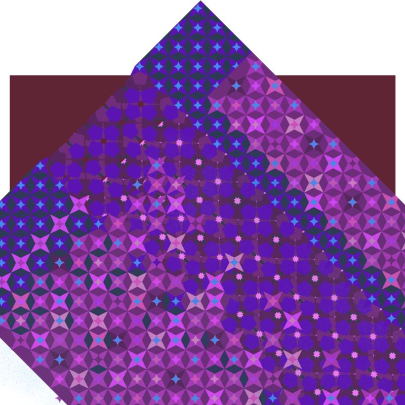 Geometric Unicorns A-Line Skirt