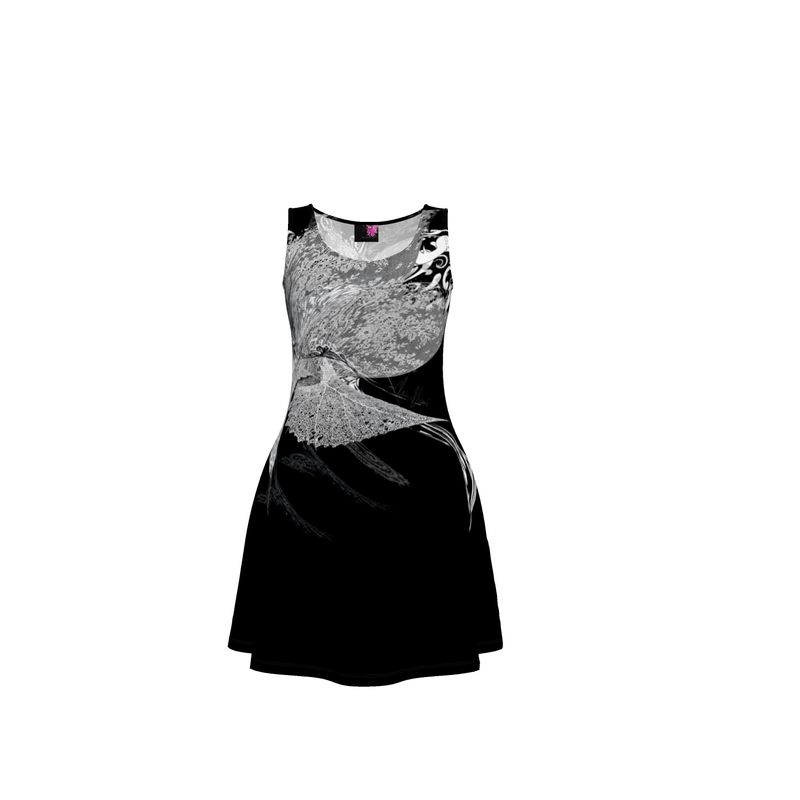 black and white lace skater dress Strappy Square Neck Lace Trim Corseted Mini Skater Dress In Black | EGO US