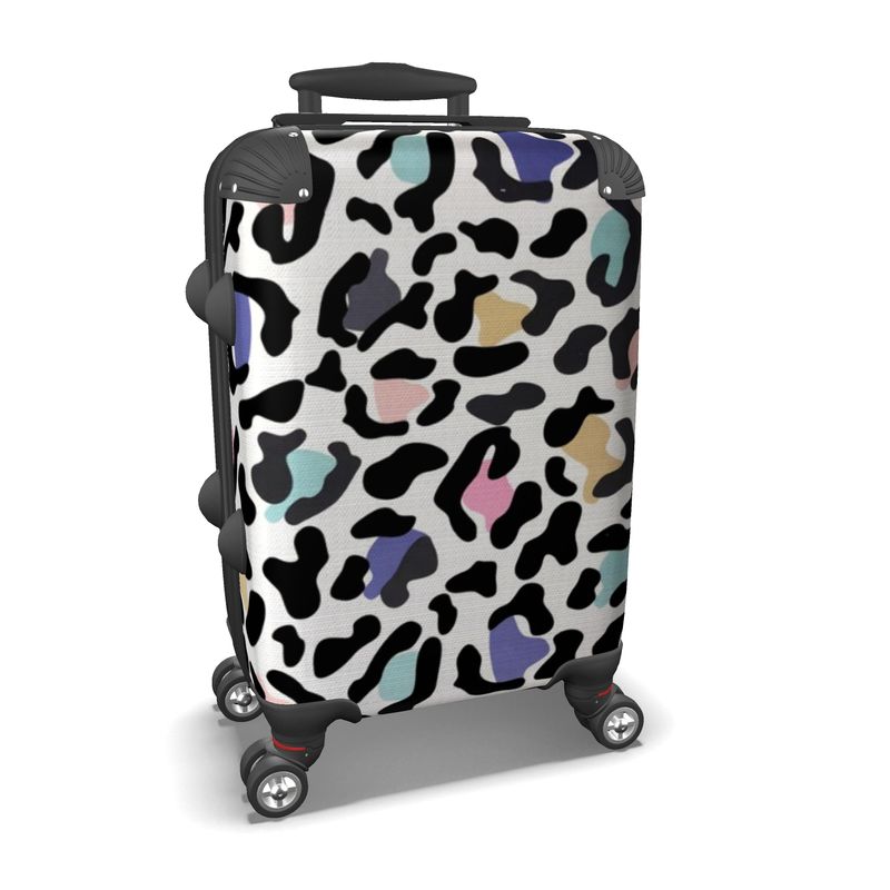 Animal print luggage hotsell