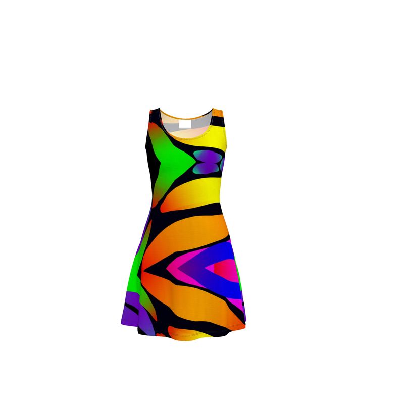 rainbow skater dress Disco Rainbows Skater Dress 5