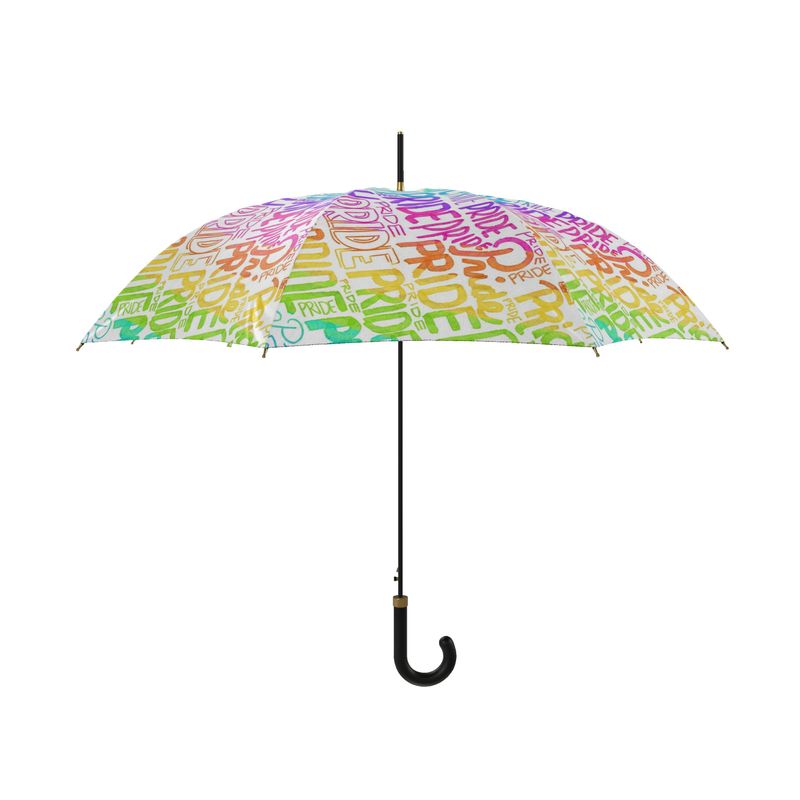gay pride patio umbrella Rainbow 30" Parasol  Stitchy Frood Pride Shack Large Rainbow Panel
