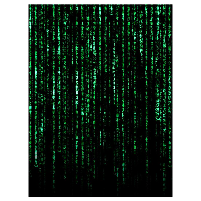 Matrix Code Reference Movie Matrix Code Poster