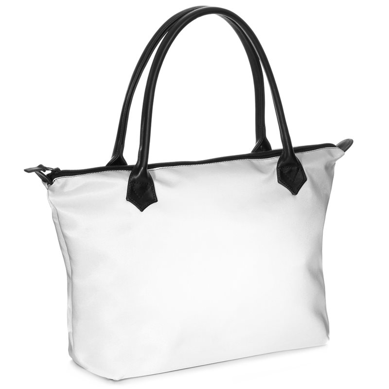 Black zip up sales handbag