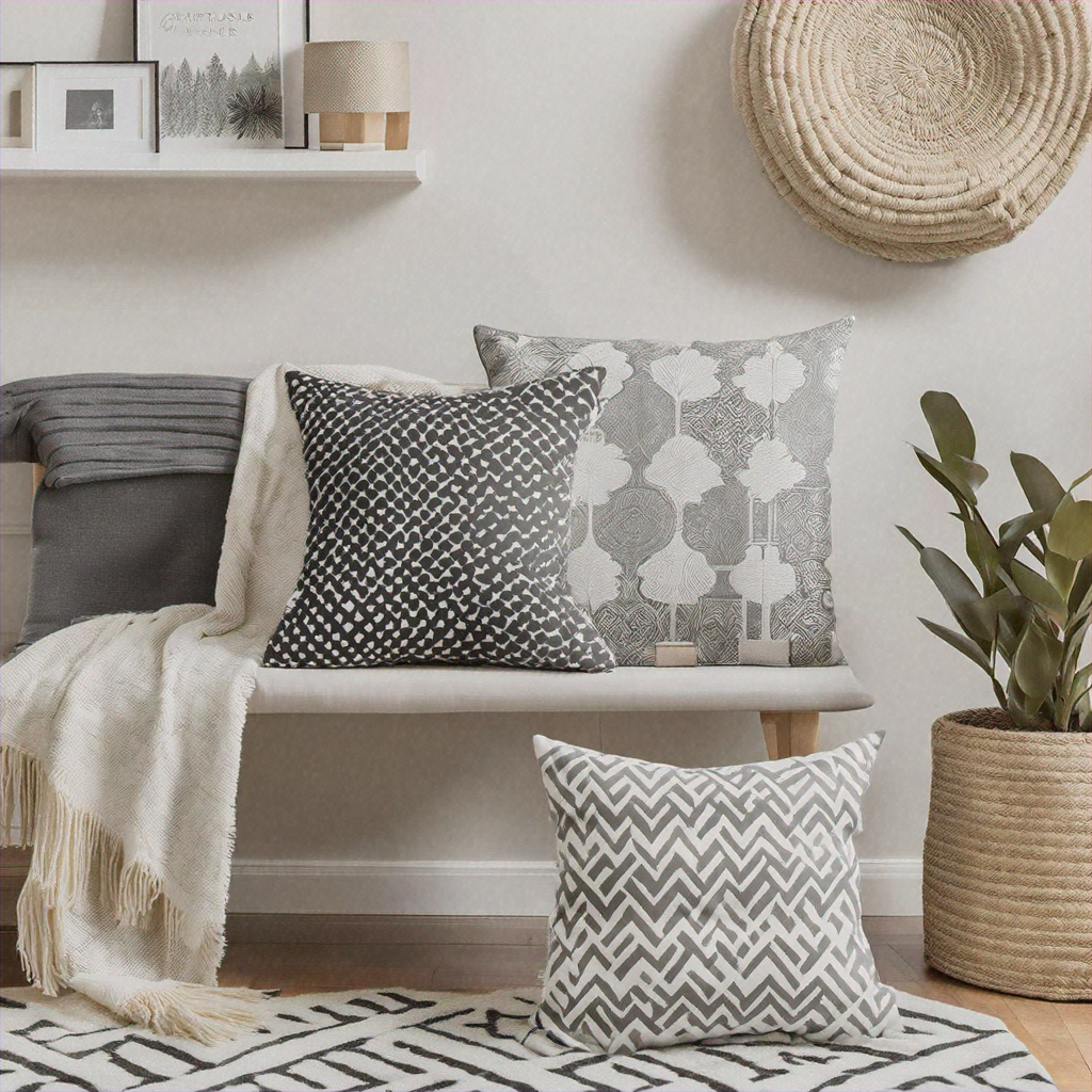 Display of customizable home decor items showcasing unique designs.