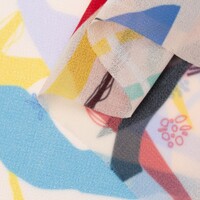 Poly Georgette White