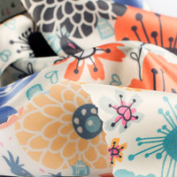 Tessuto Di Cotone, Stampa Di Piccoli Fiori Colorati In Cotone Rosa, Stampa 100% Cotone, Artigianato E Abbigliamento, Tessuto Per Trapuntatura A Mezzo