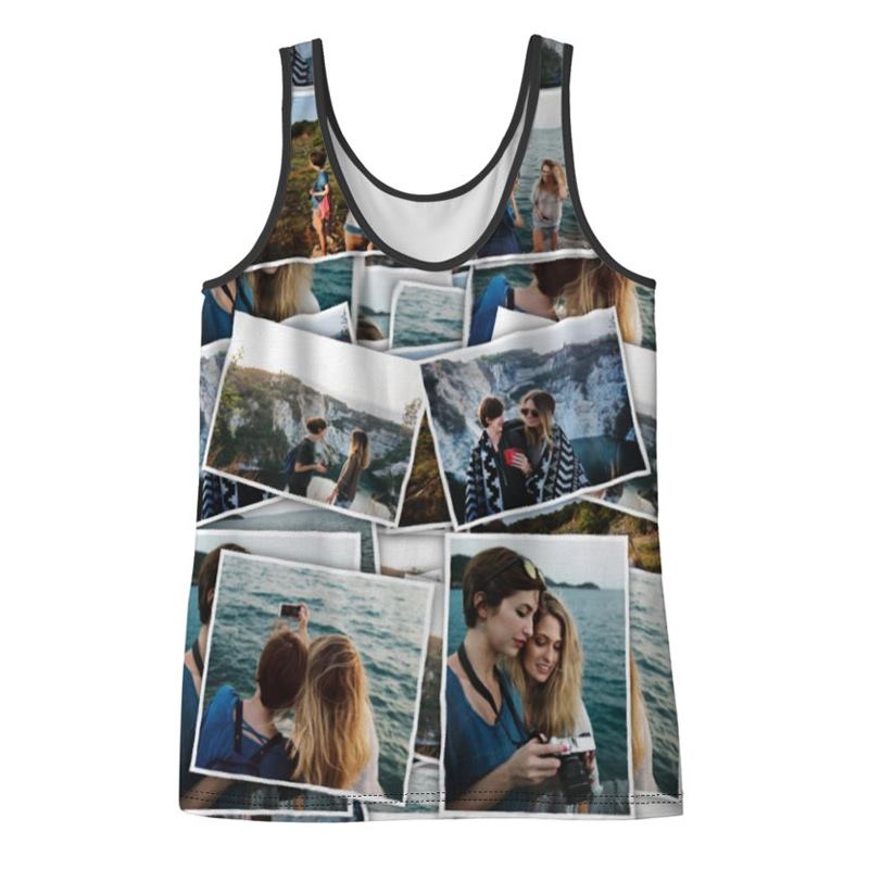 Customised Top Fun Personalised Tank Tops. Custom Made Women's Vest Tops.