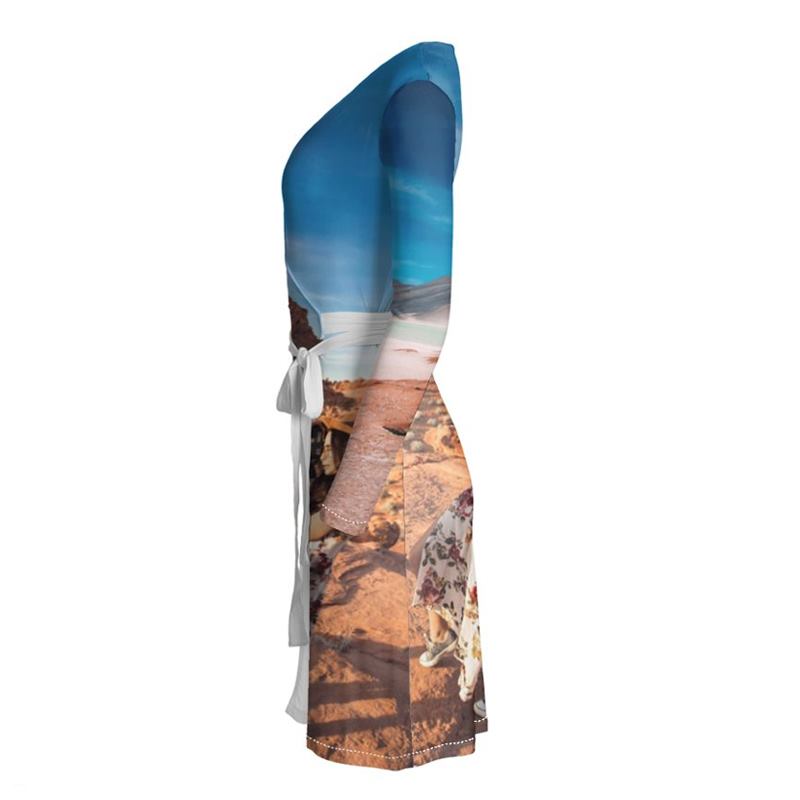 Custom Inked All Around Me Dress - ITY White main image 1