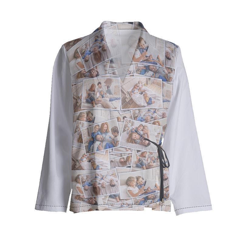 Wrap Jacket in Ink Checkered main image 1