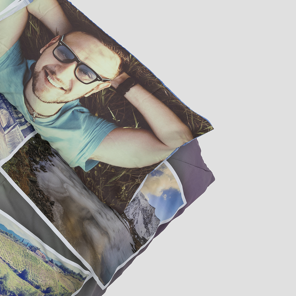 Personalised Bedding Set. Custom Bedding UK. Photo Bedding