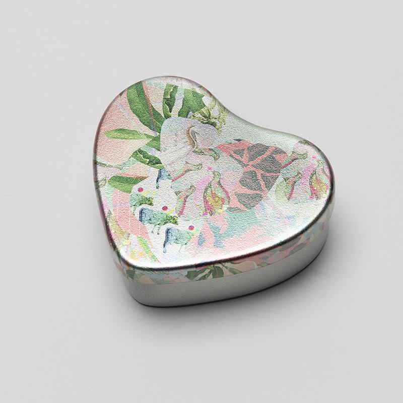 Heart Shaped Tin: Custom Love Heart Tin with Free Sweets