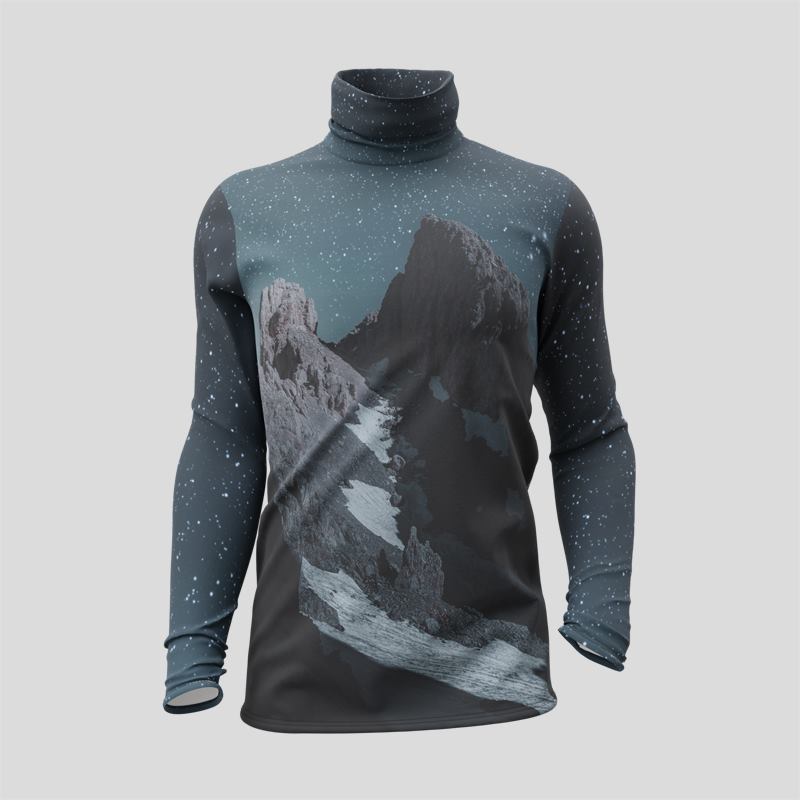 Maglia Primo Strato A Collo Alto Uomo