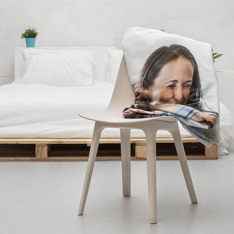 Double Sided Photo Blanket. TwoSided Photo Blanket