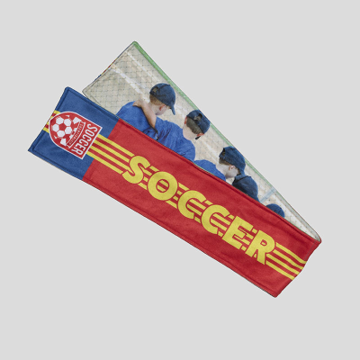 Custom soccer scarf