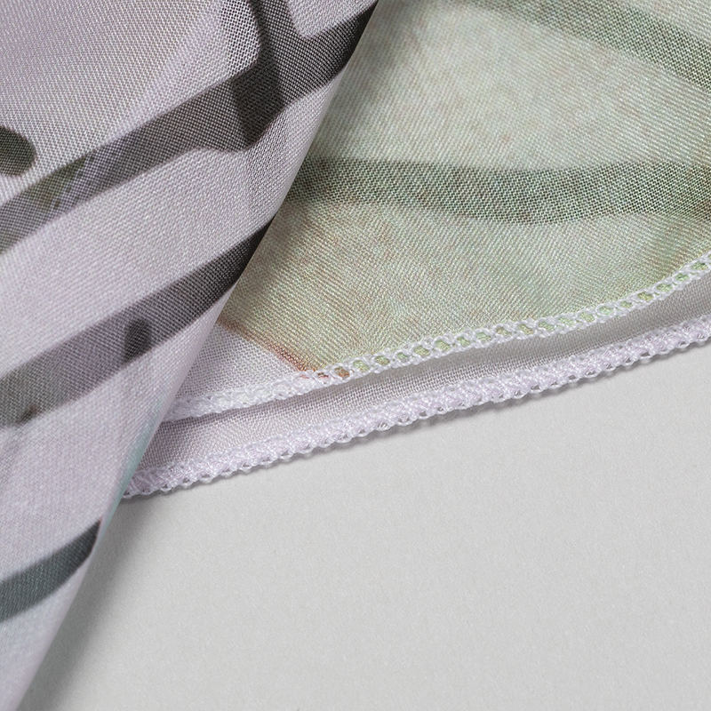 printed shawl chiffon
