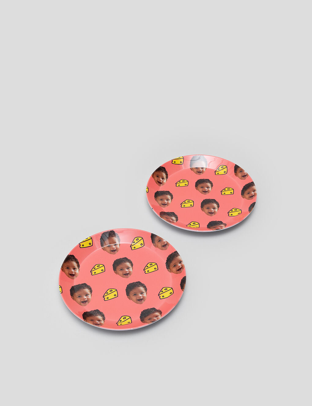 Plates with Faces. Plates with Faces on Them.