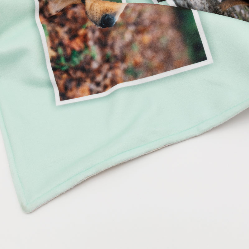 Personalised Fleece Blanket. Double Sided Photo Blanket.