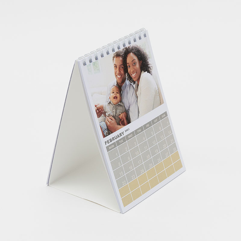 Calendario da Tavolo Personalizzato. Calendari A6 con Foto