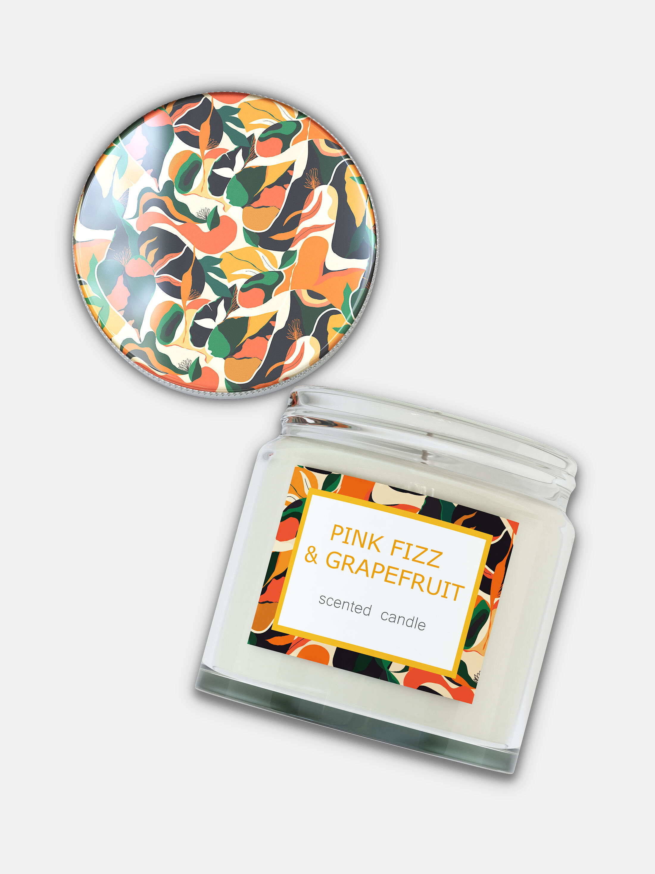 Custom Jar Candles. Custom Candle Jars with Lids. Handmade.