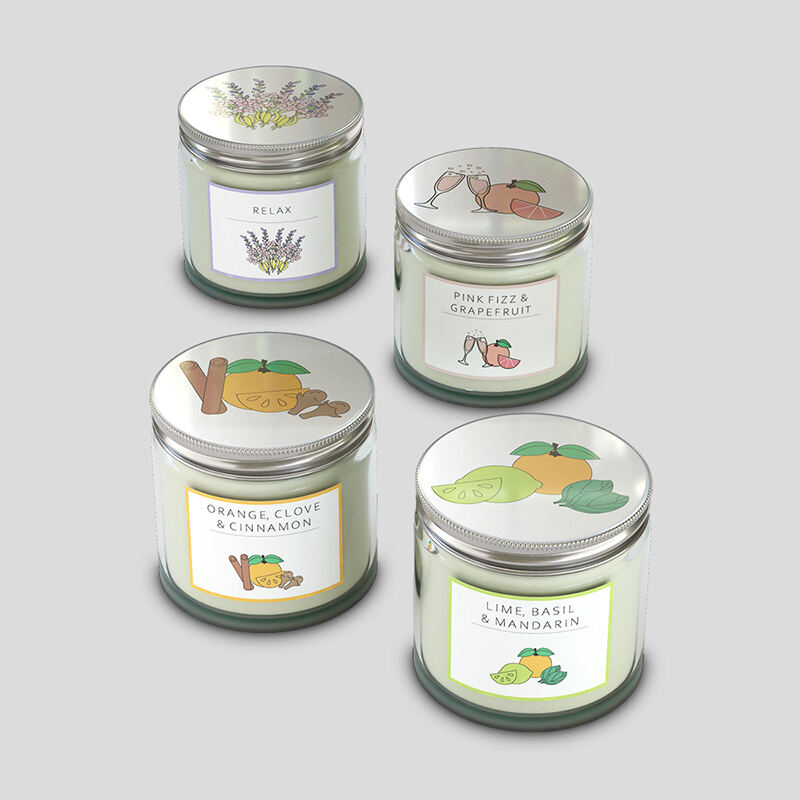 Custom Jar Candles. Personalised Jar Candles. Handmade.