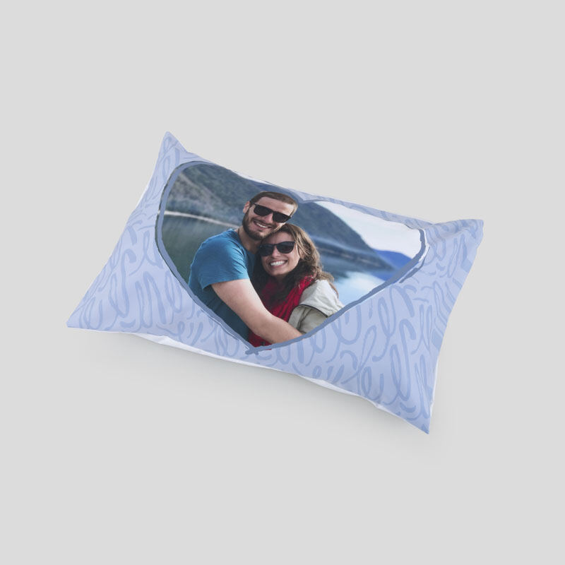 Custom Love Pillow Case. Personalized Valentine Pillow Case.