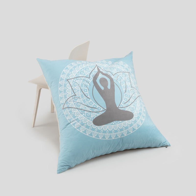 Custom Indoor Cushions. Personalized Large Meditation Cushion