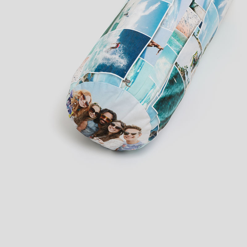 Boalster Personalised Bolster Cushion. Custom Bolster Pillow