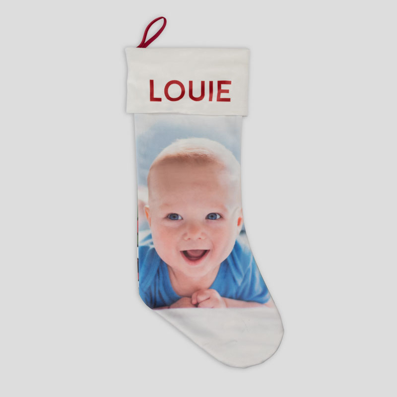 Christmas Stocking With Picture Insert 