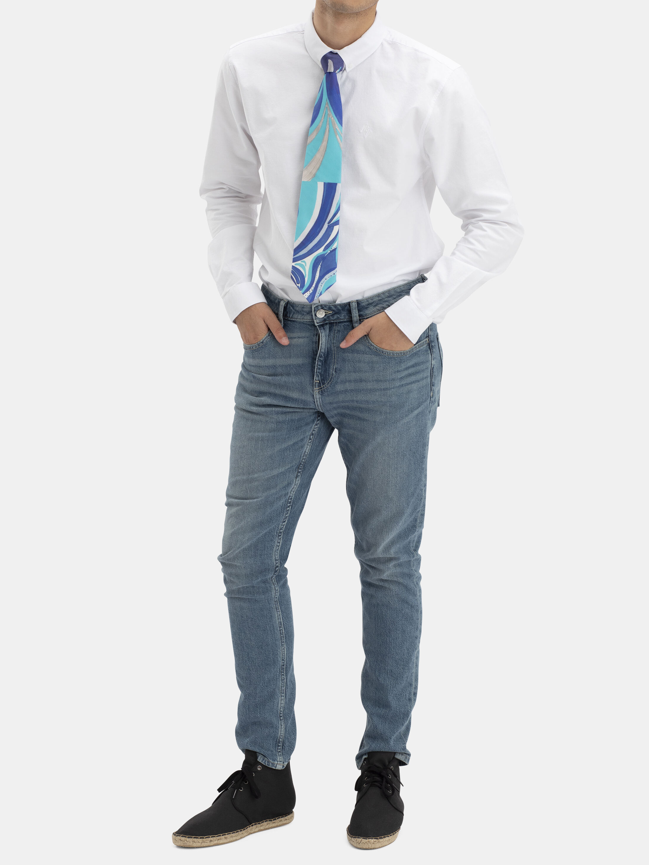 personalised silk tie