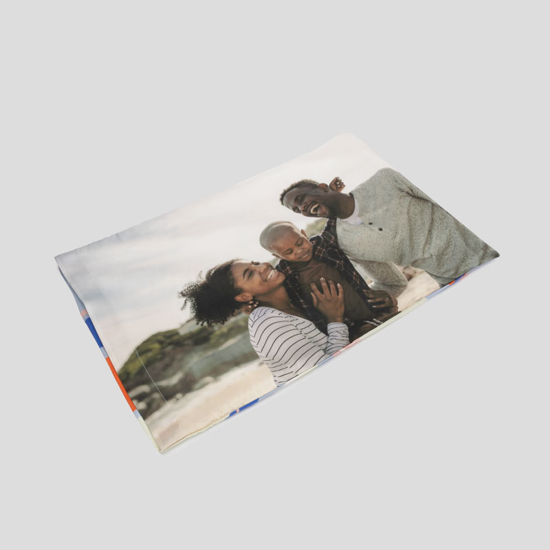 Personalised Silk Pillowcase. Printed Silk Pillowcase.