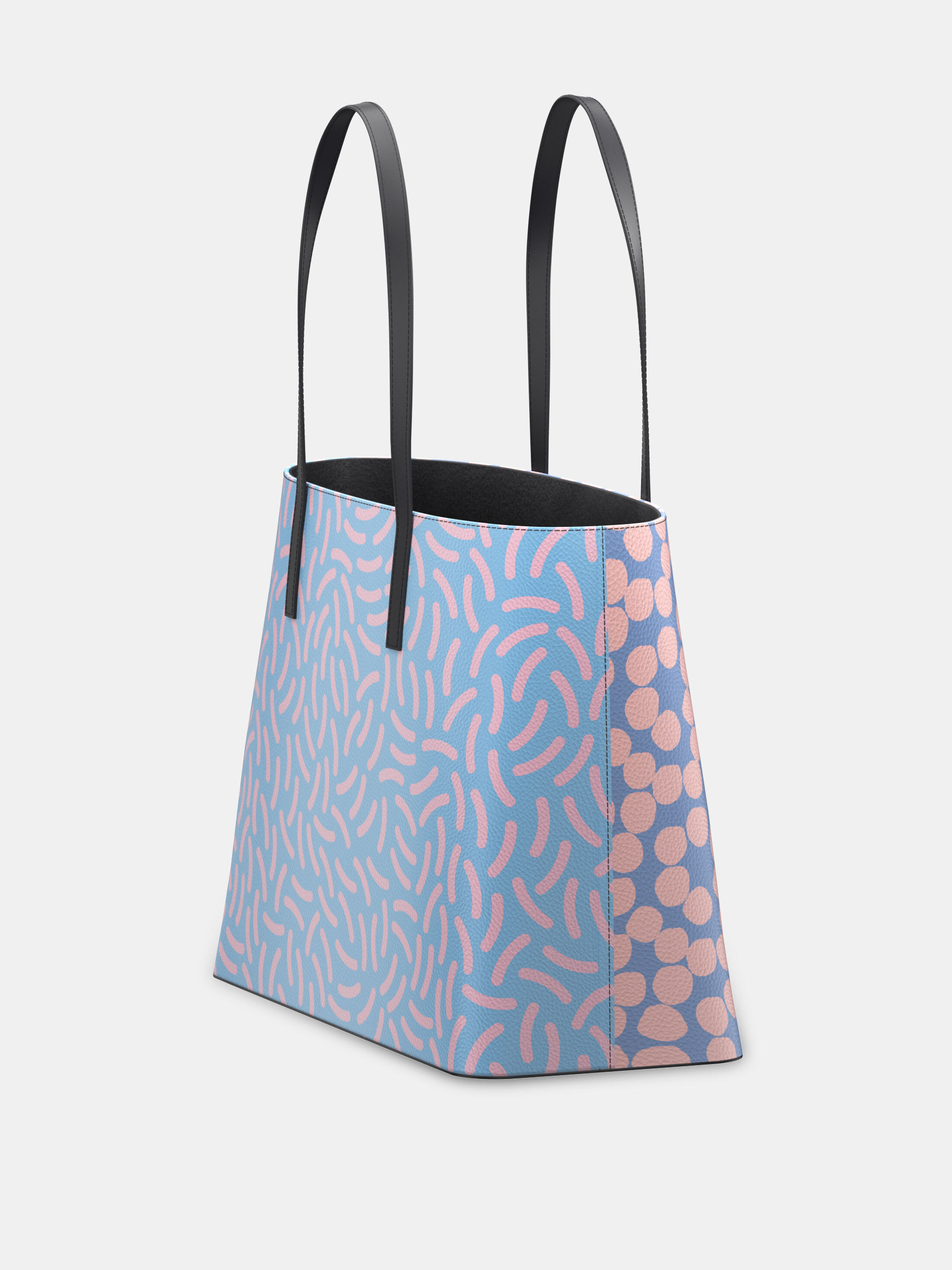 custom leather tote