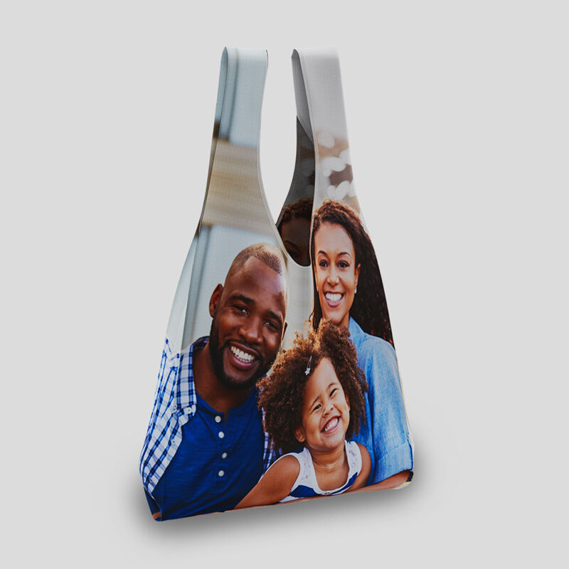 Personalised Carrier Bag. Custom Carrier Bag. Handmade UK.