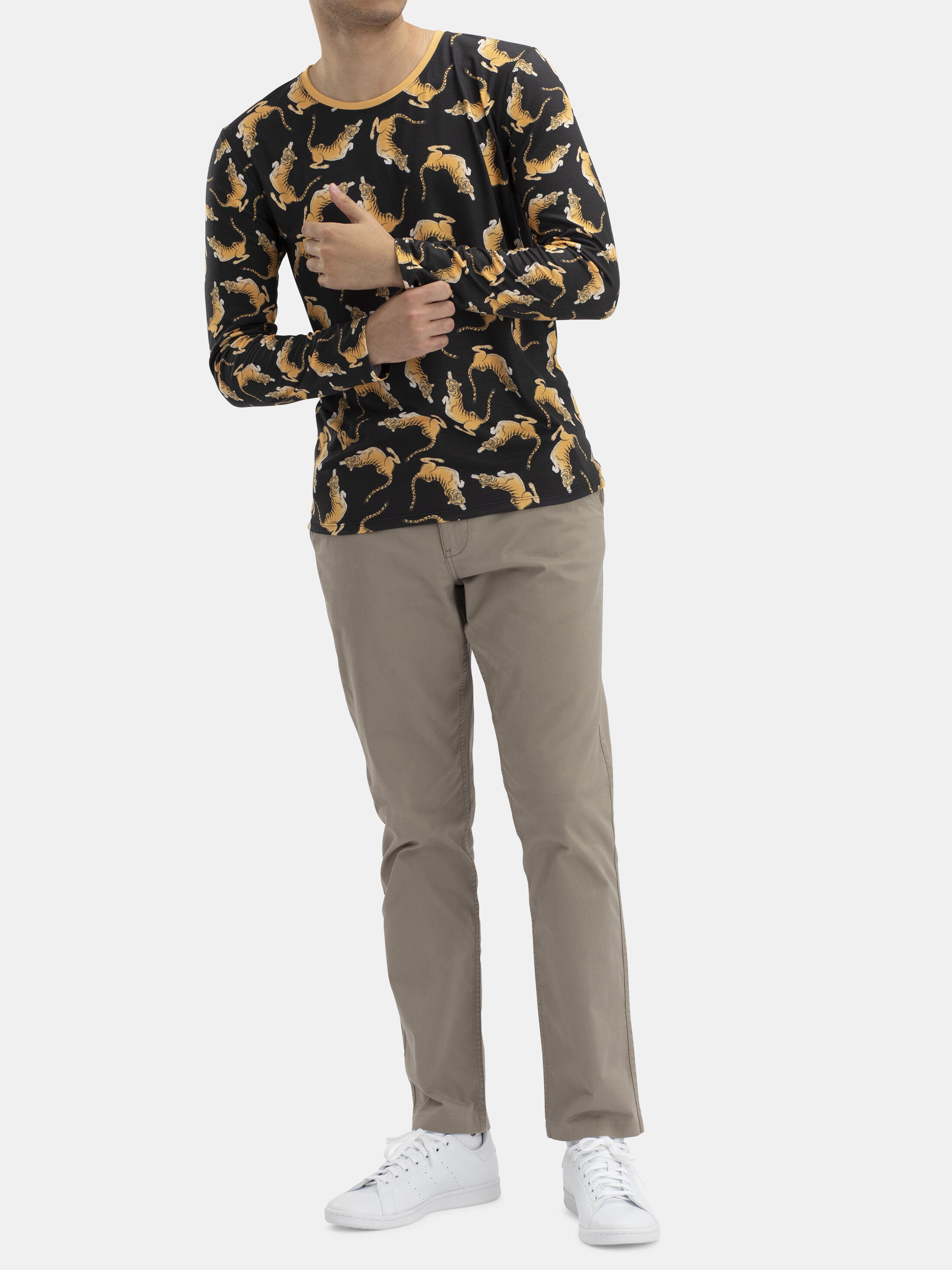 Mens Long Sleeve T-Shirt Printing. Custom Printed Shirts.